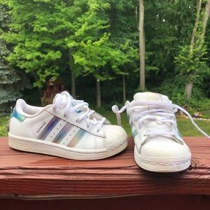 Girls Adidas Ortholite Superstar shoes 11